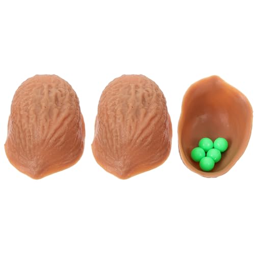 Abaodam Huetchen Spieler 2 3 Walnüsse Spielzeuge Kinderspielzeug Hütchenspiel Trick Walnussschalen Weiches Material Hülse Abaodam Huetchen Spieler 2 3 Walnüsse Spielzeuge Kinderspielzeug Hütchenspiel Trick Walnussschalen Weiches Material Hülse von Abaodam