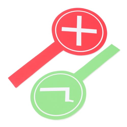 Abaodam Spielbretter Für Jungen Und Mädchen 2 Stück Trockenlöschpaddel Zum Wählen Ampeldekor Anzeigetafel Handheld-whiteboard Mini-löschtafel Für Veranstaltungen Für Jungen Und Mädchen von Abaodam