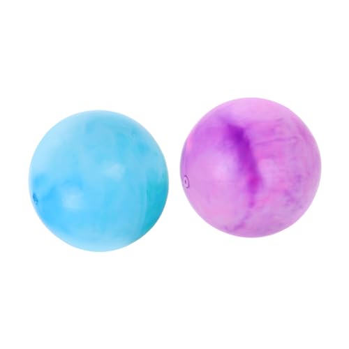 Abaodam 2 Stück Aufblasbarer Schlägerball Kleiner Gymnastikball Wasserbälle Für Den Pool Aufblasbares Balldekor Aufblasbarer Spielplatzball Aufblasbare Hüpfbälle Yoga-ball Wasserball Pvc von Abaodam