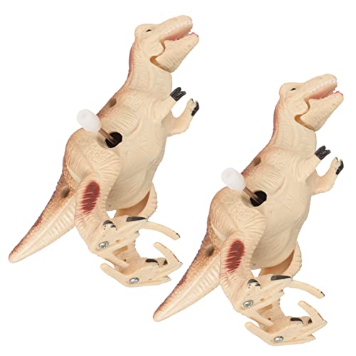 Abaodam 2 Stück Aufzieh Dinosaurier für Interaktive Kleine Dinosaurier mit Aufziehmechanismus für Ostern für Jungen und Mädchen von Abaodam