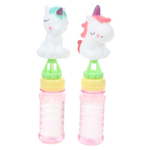 Abaodam 2 Stück Blasenblasende Zauberstäbe Seifenblasen Für Tragbare Seifenblasenstäbe Party-blasenstäbe Blasen Machendes Seifenblasenmacher-Sticks Sprudelwasser von Abaodam