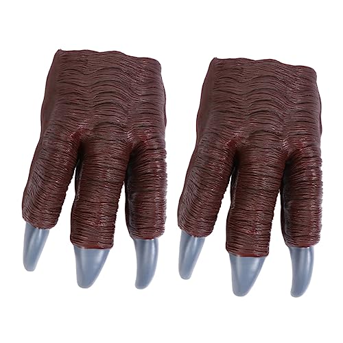 Abaodam 2 Stück Dinosaurier Krallenhandschuhe Umweltfreundliches Cosplay Dino Realistische Velociraptor Pfoten für Halloween Party und Rollenspiel Abaodam 2 Stück Dinosaurier Krallenhandschuhe Umweltfreundliches Cosplay Dino Realistische Velociraptor Pfoten für Halloween Party und Rollenspiel von Abaodam