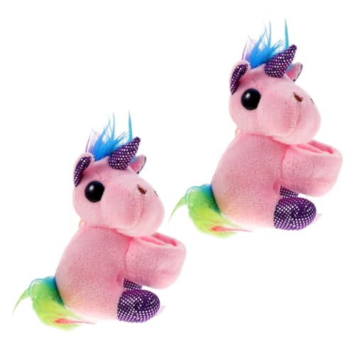 Abaodam 2stücke Einhorn Schnapparmband Tiermotiv Armbänder Für Mädchen Partydekoration Und Mitgebsel Und Für Geburtstagsfeiern Und Schulveranstaltungen von Abaodam