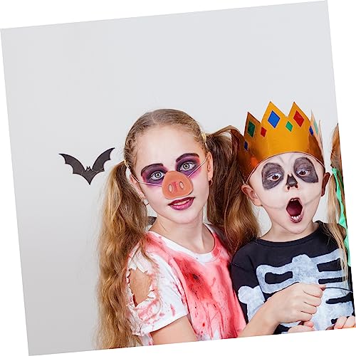 Abaodam 2 Stück Elastische Schweinenasen aus Lustiges Party Accessoire für Halloween Karneval Fasching Bequemes Tragen für Erwachsene von Abaodam
