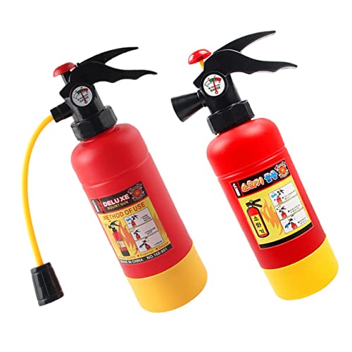 Abaodam 2Stücke Feuerlöscher Spielzeug für Kinder Wasserspielzeug für Sommer Interaktives Strandspielzeug Sicheres Kunststoffspielzeug für Spritzspiele von Abaodam