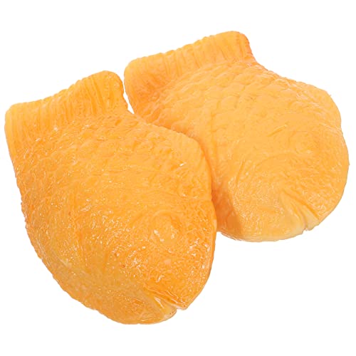 Abaodam 2 Stück Gefälschter Taiyaki kinderspielzeug für hühner spielsachen spielzeuge Spielzeugnahrung für gefälschtes Essen Harz Orange Abaodam 2 Stück Gefälschter Taiyaki kinderspielzeug für hühner spielsachen spielzeuge Spielzeugnahrung für gefälschtes Essen Harz Orange von Abaodam