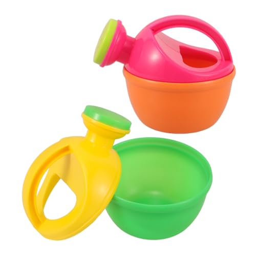 Abaodam 2 Stück Gießkanne Eimer Handhaben Klein Bad Kind Strand Wasser Kann Gießen Sie Die Pflanzen in Einem Wasserkocher -Sprayer Plastik von Abaodam