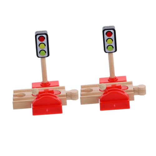 Abaodam 2stücke Holz-Zug-Signal Zubehör Für Spielzeug-Eisenbahn Verkehrssignal Modell Für Kreative Spiele Und Realistische Bahnszenen Fördert Fantasie Und Kognitive Fähigkeiten Abaodam 2stücke Holz-Zug-Signal Zubehör Für Spielzeug-Eisenbahn Verkehrssignal Modell Für Kreative Spiele Und Realistische Bahnszenen Fördert Fantasie Und Kognitive Fähigkeiten von Abaodam