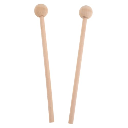 Abaodam 2 Stück Glockenspielstöcke Schlagzeug für musikalisches Holz Schlagzeug Schlägel Xylophon Schlägel Ersatz für Babyholz Kleiner Holzhammer Klingelstab hölzern Beige Abaodam 2 Stück Glockenspielstöcke Schlagzeug für musikalisches Holz Schlagzeug Schlägel Xylophon Schlägel Ersatz für Babyholz Kleiner Holzhammer Klingelstab hölzern Beige von Abaodam