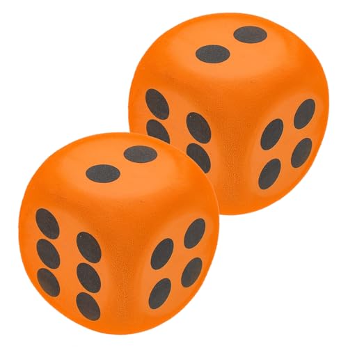 Abaodam 2 Stück Große Eva Schaumstoffwürfel mit Zahlen Leichte und Verschleißfeste Spielwürfel für Partyspiele Lernspielzeug für Farbige Würfel mit Abgerundeten Ecken für Familien und Abaodam 2 Stück Große Eva Schaumstoffwürfel mit Zahlen Leichte und Verschleißfeste Spielwürfel für Partyspiele Lernspielzeug für Farbige Würfel mit Abgerundeten Ecken für Familien und von Abaodam