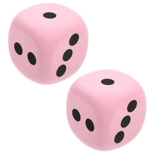 Abaodam 2 Stück Große Würfel Tischspielwürfel Riesenwürfel Partyspielwürfel Riesenspielwürfel Große Schaumstoffwürfel Große Würfel Lernspielzeug Spielwürfel Spiele von Abaodam