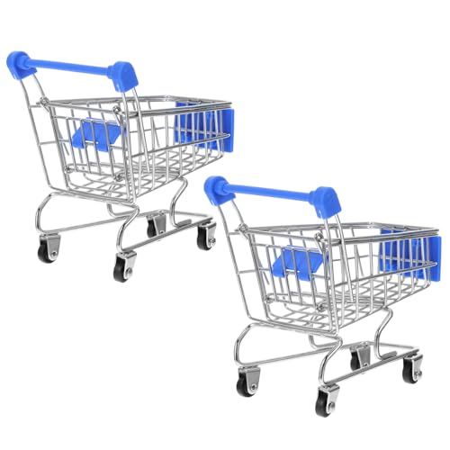 Abaodam 2 Stück Handgefertigte Miniatur Supermarktwagen für Rollenspiele Bürodekoration und Kreative Fotografie Kleine Abaodam 2 Stück Handgefertigte Miniatur Supermarktwagen für Rollenspiele Bürodekoration und Kreative Fotografie Kleine von Abaodam