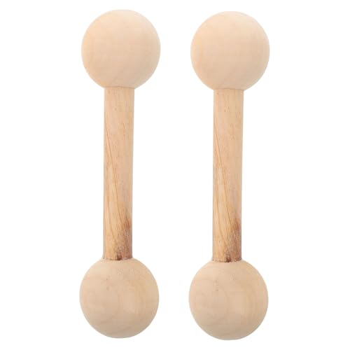 Abaodam 2stücke Junge Mädchen Holz-Dumbbells Für Kleinkinder Handliche Gewichte Für Fitness Und Spiel Fördert Handstärke Und Koordination Für Aktive Junge Mädchen Abaodam 2stücke Junge Mädchen Holz-Dumbbells Für Kleinkinder Handliche Gewichte Für Fitness Und Spiel Fördert Handstärke Und Koordination Für Aktive Junge Mädchen von Abaodam