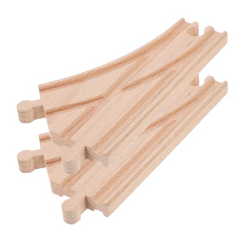 Abaodam Verbindungsstücke Für Eisenbahnschienen Aus Holz 2 Stück Multidirektionale Schienen Für Eisenbahntisch Pädagogisches Kinderspielzeug Mit Aufregenden Funktionen Abaodam Verbindungsstücke Für Eisenbahnschienen Aus Holz 2 Stück Multidirektionale Schienen Für Eisenbahntisch Pädagogisches Kinderspielzeug Mit Aufregenden Funktionen von Abaodam
