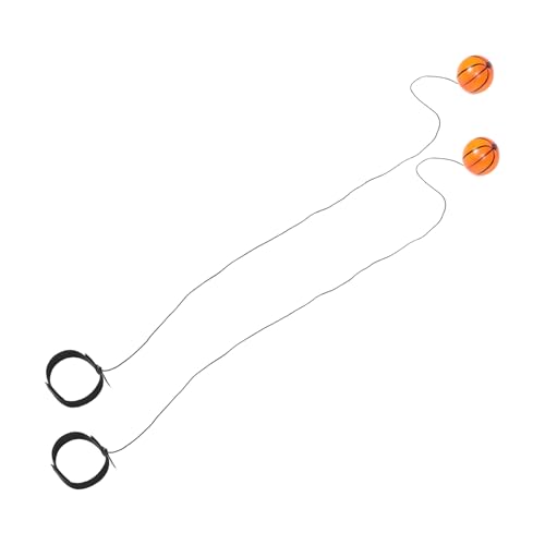 Abaodam 2 Stück Hüpfball Am Handgelenk Basketball-rückkehr Trainingsball Für Das Handgelenk Handgelenktrainerball Tennisball Zurückprallen Lassen Kugel Am Handgelenk Polyurethan von Abaodam
