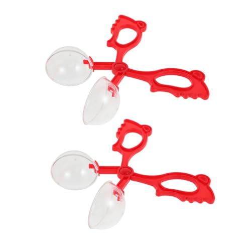 Abaodam 2 Stück Insektenfalle Feine Pinzettenzange Zange Für Kinderwerkzeug Butterfly Beobachtung Butterfly Exploration Kit Guter Motor Graben Werkzeuge Rot von Abaodam