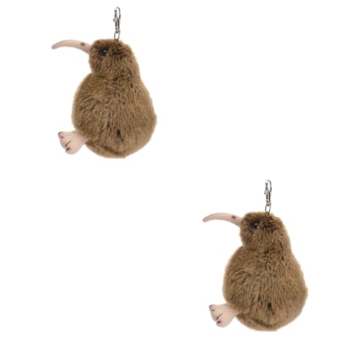 Abaodam 2 Stück Kiwi Vogel Plüschtier aus Langlebigem Baumwollstoff Dekorative Stofftier Puppe Kuscheltier für Kinderzimmer Sofa und Festliche Wohnraumdekoration von Abaodam