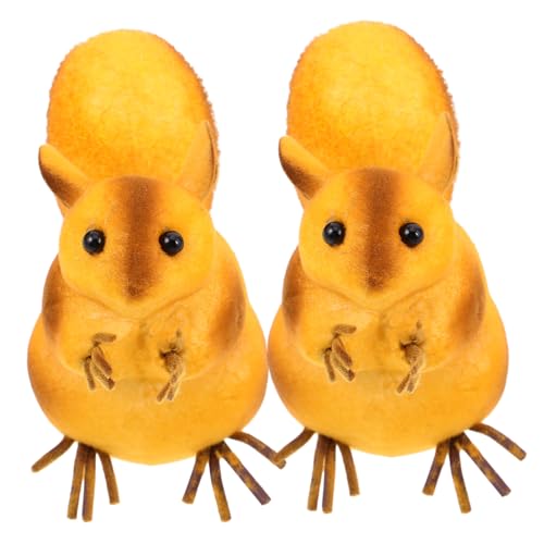 Abaodam 2stücke Lebensechte Kleine Eichhörnchen Modelle Für Garten Und Wohnraumdekoration Farbenfrohe Schaumstofffiguren Als Fotorequisiten Realistische Tierornamente Abaodam 2stücke Lebensechte Kleine Eichhörnchen Modelle Für Garten Und Wohnraumdekoration Farbenfrohe Schaumstofffiguren Als Fotorequisiten Realistische Tierornamente von Abaodam