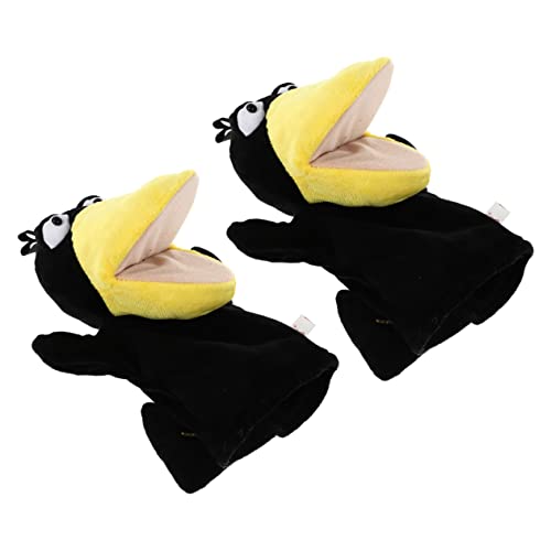 Abaodam 2 Stück Krähe Handpuppe Cartoon Handpuppe Puppenspielzeug für Weihnachtspuppenspielzeug Spielzeugpuppen Tierpuppenspielzeug Spielzeugtiere Handpuppen Plüsch Black Abaodam 2 Stück Krähe Handpuppe Cartoon Handpuppe Puppenspielzeug für Weihnachtspuppenspielzeug Spielzeugpuppen Tierpuppenspielzeug Spielzeugtiere Handpuppen Plüsch Black von Abaodam