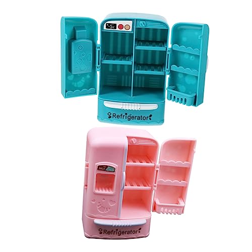 Abaodam 2 Stück Kühlschrank für Puppenhaus Teiliges Modell und Kirschblüte für Rollenspiele und Miniature Landschaften Puppenmöbel Zubehör Abaodam 2 Stück Kühlschrank für Puppenhaus Teiliges Modell und Kirschblüte für Rollenspiele und Miniature Landschaften Puppenmöbel Zubehör von Abaodam