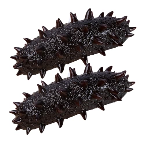 Abaodam 2 Stück Künstliche Seegurke Essen Krabbenspielzeug Spielzeugkrabbe Nuggets Kürbis- Faux fauke dekoratives Seegurkenmodell Kognitives Modell der Seeschnecke PVC Black Abaodam 2 Stück Künstliche Seegurke Essen Krabbenspielzeug Spielzeugkrabbe Nuggets Kürbis- Faux fauke dekoratives Seegurkenmodell Kognitives Modell der Seeschnecke PVC Black von Abaodam