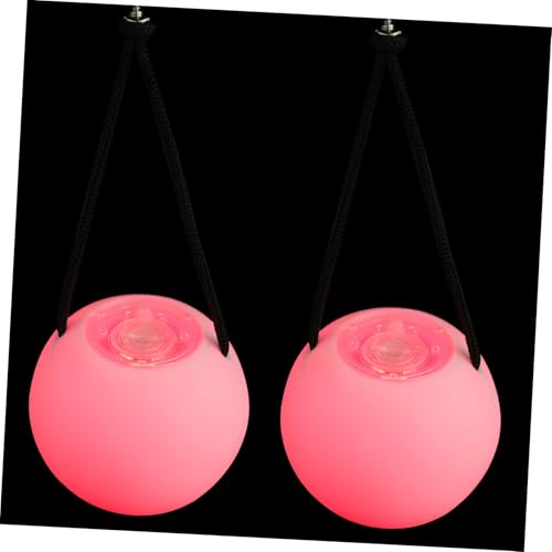 Abaodam 2 Stück Leuchtende Hüpfbälle Jonglierbälle Im Dunkeln Leuchtende Bälle Leuchtende LED Bälle Jonglierball Spielzeugbälle Für Draußen Im Dunkeln Leuchtende Bälle Leuchtende von Abaodam