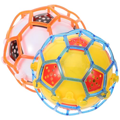 Abaodam 2 Stück Leuchtender Musik Fußball für Bouncy Toy mit Lichtern Sound für Outdoor Spiele ohne Batterie für Jungen und Mädchen Zufällige Farbe Zufällige Farbe Abaodam 2 Stück Leuchtender Musik Fußball für Bouncy Toy mit Lichtern Sound für Outdoor Spiele ohne Batterie für Jungen und Mädchen Zufällige Farbe Zufällige Farbe von Abaodam