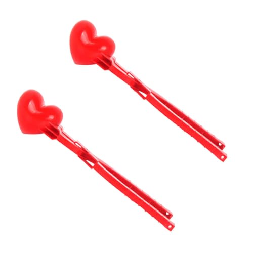 Abaodam 2 Stück Liebe Schneeball Clip Hersteller für kinderspielzeug schneeballzangen Schneeballklemme aus Kunststoff Schneeballmaschine für ABS-Kunststoff rot Abaodam 2 Stück Liebe Schneeball Clip Hersteller für kinderspielzeug schneeballzangen Schneeballklemme aus Kunststoff Schneeballmaschine für ABS-Kunststoff rot von Abaodam