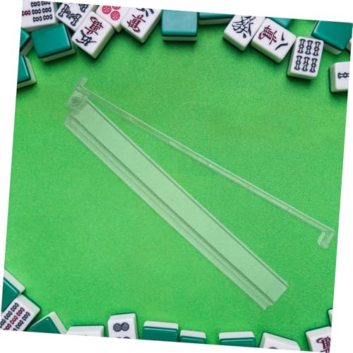 Abaodam 2 Stück Mahjong Pusher Transparentes Kunststoff spielzubehör Multifunktionales Schieber Sortierlineal Für Amerikanische Mahjong spielsteine Zuhause Und Profi Spiel von Abaodam