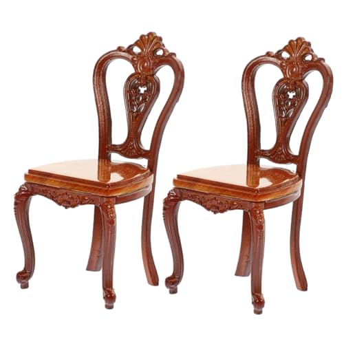 Abaodam 2 Stück Maßstab Metall Holz Möbel Realistische Miniaturmöbel mit Runder Leicht und Kompakt Geeignet für Puppenhaus Schlafzimmer und Wohnzimmer Zubehör Abaodam 2 Stück Maßstab Metall Holz Möbel Realistische Miniaturmöbel mit Runder Leicht und Kompakt Geeignet für Puppenhaus Schlafzimmer und Wohnzimmer Zubehör von Abaodam