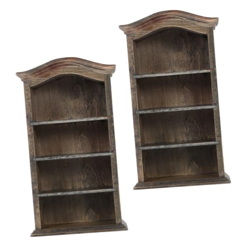 Abaodam 2 Stück Maßstab Vintage Stil Teiliges Miniatur Möbel Modell für Puppenhaus Detailreich Dekoration für DIY Puppenhaus Bibliothek und Abaodam 2 Stück Maßstab Vintage Stil Teiliges Miniatur Möbel Modell für Puppenhaus Detailreich Dekoration für DIY Puppenhaus Bibliothek und von Abaodam