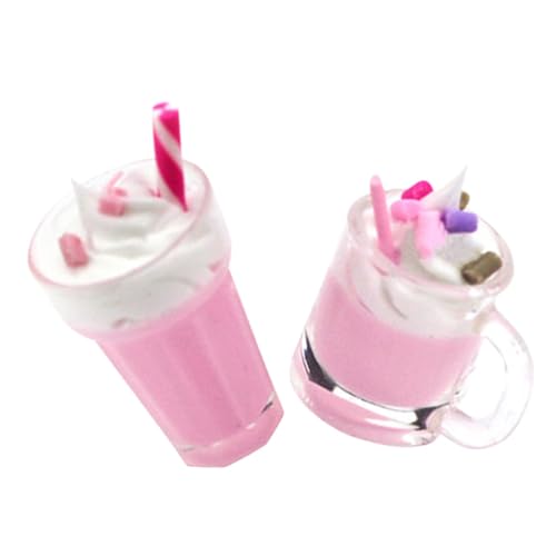 Abaodam 2 Stück Mini-Erdbeermilchshake Küchenspielzeug zum Mini-Getränkeflaschen selber Machen Geburtstagsgeschenk Puppenhaus Zubehör Puppenhaus-Eiscreme-Modelle Miniatur-Fake- Abaodam 2 Stück Mini-Erdbeermilchshake Küchenspielzeug zum Mini-Getränkeflaschen selber Machen Geburtstagsgeschenk Puppenhaus Zubehör Puppenhaus-Eiscreme-Modelle Miniatur-Fake- von Abaodam