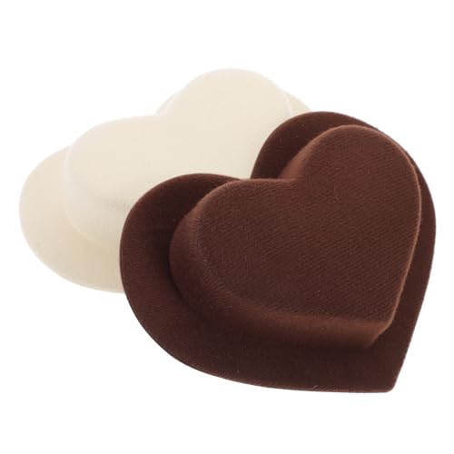 Abaodam 2 Stück Mini Herzform Hüte für Puppen Dekorative DIY Hüte aus Hochwertigem Material für Bastelprojekte und Besondere Anlässe von Abaodam
