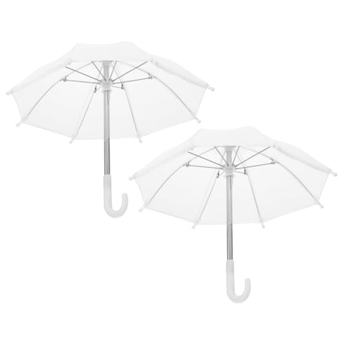 Abaodam 2 Stück Mini-Regenschirm Regenmantel Regenschirm- Mini-Puppenschirm Szene Kleiner Regenschirm small Umbrella Tiny House Miniaturmöbel Puppe Reisen Spiel Plastik Weiß Abaodam 2 Stück Mini-Regenschirm Regenmantel Regenschirm- Mini-Puppenschirm Szene Kleiner Regenschirm small Umbrella Tiny House Miniaturmöbel Puppe Reisen Spiel Plastik Weiß von Abaodam
