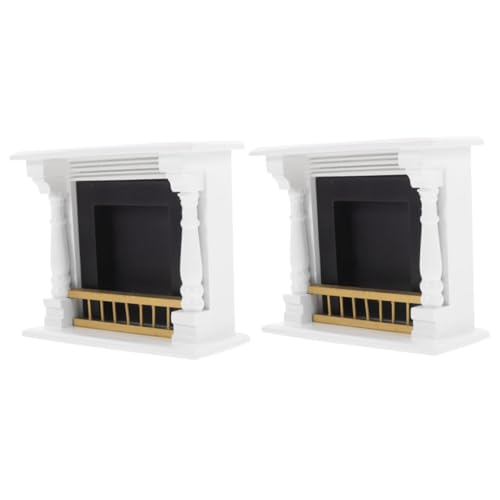 Abaodam 2 Stück Miniatur Holz Kamin Puppenhaus Möbel Teiliges Weihnachtsdeko Lernspielzeug Kreative Gestaltung Langlebig Abaodam 2 Stück Miniatur Holz Kamin Puppenhaus Möbel Teiliges Weihnachtsdeko Lernspielzeug Kreative Gestaltung Langlebig von Abaodam