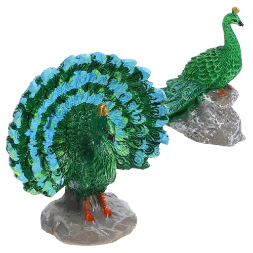 Abaodam Miniatur Pfau Figuren Satz aus Harz – 2 Stücke Deko für Gartenlandschaften und Miniaturspiele Handbemalte Tierfiguren für Kreative Außendekoration Abaodam Miniatur Pfau Figuren Satz aus Harz – 2 Stücke Deko für Gartenlandschaften und Miniaturspiele Handbemalte Tierfiguren für Kreative Außendekoration von Abaodam