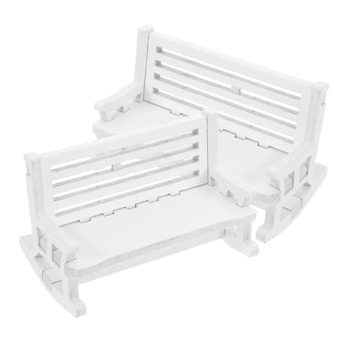 Abaodam 2 Stück Miniatur Schaukelstuhl aus Holz Vintage Design Miniaturmöbel für Puppenhaus Filigrane Handgefertigte Mini Holzstühle für Wohn und Tischdekoration Vielseitige Retro Abaodam 2 Stück Miniatur Schaukelstuhl aus Holz Vintage Design Miniaturmöbel für Puppenhaus Filigrane Handgefertigte Mini Holzstühle für Wohn und Tischdekoration Vielseitige Retro von Abaodam