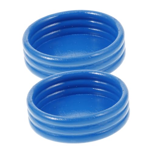 Abaodam 2stücke Miniatur-strandzubehör Für Puppenhäuser Mit Mini-Pool Und Sandtisch Handgemachte Details Langlebiges Material Für Spielzeug Und Dekoration von Abaodam