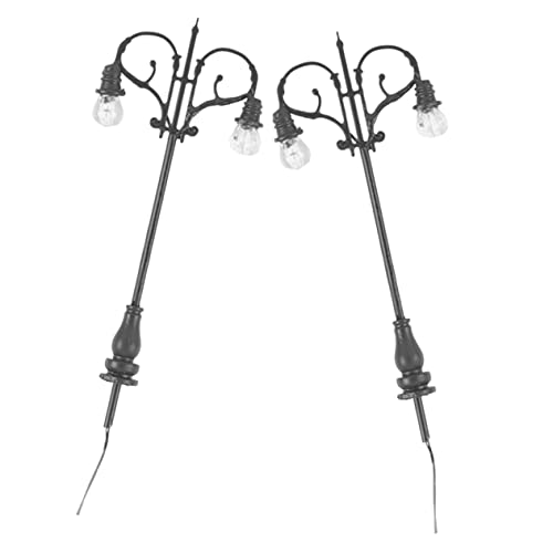 Abaodam Kleiner Straßenlaternenmodell 2 Stücke für Sandtisch Dekoration Selbstgemacht Kleiner Lampe für Garten und Haus Dekorative Miniatur Ornamente für Modellbau und Mikrolandschaften Abaodam Kleiner Straßenlaternenmodell 2 Stücke für Sandtisch Dekoration Selbstgemacht Kleiner Lampe für Garten und Haus Dekorative Miniatur Ornamente für Modellbau und Mikrolandschaften von Abaodam