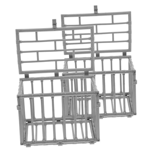 Abaodam 2 Stück Miniaturkäfig Modell DIY Tierkäfig Requisiten für Kreative Dekoration Kleine Figuren und Miniaturprojekte Abaodam 2 Stück Miniaturkäfig Modell DIY Tierkäfig Requisiten für Kreative Dekoration Kleine Figuren und Miniaturprojekte von Abaodam