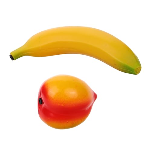 Abaodam 2 Stück Obststreuer Maracas für Fruchtform Percussion Instrumente für Früherziehung, sensorisches Spielen, Musikentwicklung von Abaodam