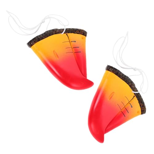 Abaodam 2 Stück Papageiennasendekoration Realistisch Leichter Vogelschnabel Cosplay Tiermasken Kostümaccessoire für Halloween Party Karneval Abaodam 2 Stück Papageiennasendekoration Realistisch Leichter Vogelschnabel Cosplay Tiermasken Kostümaccessoire für Halloween Party Karneval von Abaodam