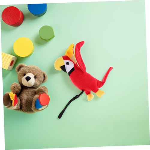 Abaodam 2 Stück Piraten schulterpapagei Plüschtier Realistisch Leicht Robuste Partyrequisite für Piratenkostüm Halloween Cosplay Zubehör von Abaodam