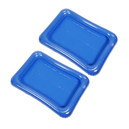 Abaodam 2 Stück Pool Puppenhaus Zubehör Pool Wasser Spieltisch Pool Floaties Tablett Pool Spielzeug für Kinder von Abaodam