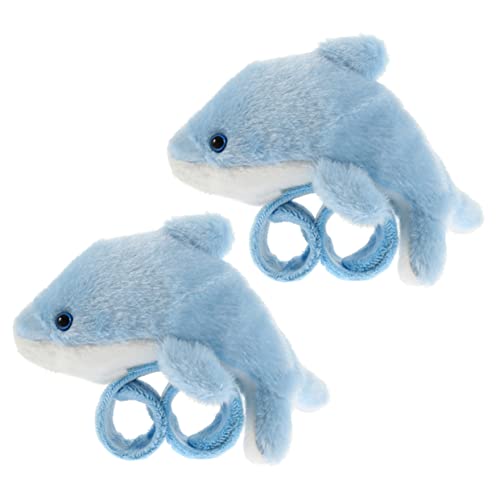 Abaodam 2 Stück Pop-Kreis-Armband kinderspielzeug osterpräsente Handgelenk- Meerestier- Bänder mit Tiermuster Armband für Schlagringe Plüsch Blue Abaodam 2 Stück Pop-Kreis-Armband kinderspielzeug osterpräsente Handgelenk- Meerestier- Bänder mit Tiermuster Armband für Schlagringe Plüsch Blue von Abaodam