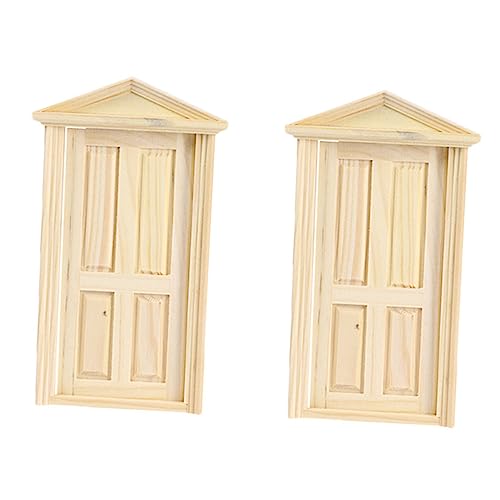 Abaodam 2 Stück Puppenhaus Kabine Mini-hausbedarf Puppenmöbel Puppenstubenmöbel Miniaturtürmodell Miniaturmöbel Miniaturspielzeug Minitür Puppenhaustür Simulation Tür Mini Haustür Holz Abaodam 2 Stück Puppenhaus Kabine Mini-hausbedarf Puppenmöbel Puppenstubenmöbel Miniaturtürmodell Miniaturmöbel Miniaturspielzeug Minitür Puppenhaustür Simulation Tür Mini Haustür Holz von Abaodam