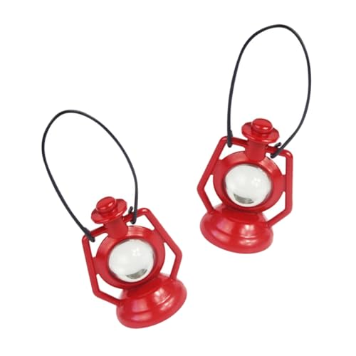 Abaodam 2 Stück Puppenhaus Kerosenlampen Modell für Realistische Dekoration Hochwertige Spielzeuge für Kreatives und Weihnachtsornamente im Puppenhaus von Abaodam