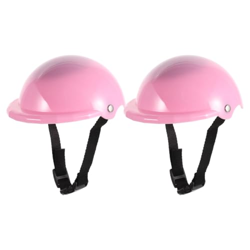 Abaodam 2 Stück Puppenhelm für Puppen Sporthelm für Roller und Rollenspiele Optimales Zubehör für Kreative Spielstunden und Passende Outfits von Abaodam