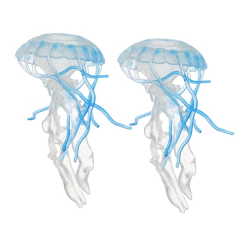 Abaodam 2 Stück Quallenmodell Simulierte Quallen Qualle Modelle Realistische Quallenfigur Meerestierfiguren Qualle Stofftier Dekorationen Für Aquarien Gefälschte Qualle Sky-Blue Plastik Abaodam 2 Stück Quallenmodell Simulierte Quallen Qualle Modelle Realistische Quallenfigur Meerestierfiguren Qualle Stofftier Dekorationen Für Aquarien Gefälschte Qualle Sky-Blue Plastik von Abaodam