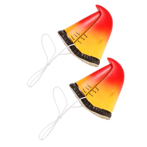Abaodam 2 Stück Realistische Papagei Schnabel Nase Kostüm Zubehör für Requisite für Halloween Karneval und Cosplay Partys Hochwertiges Vinyl Material Authentisches Design von Abaodam